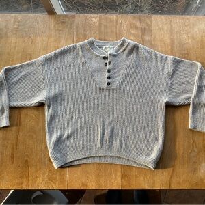 Eddie Bauer Men's Heather Gray Crewneck Sweater